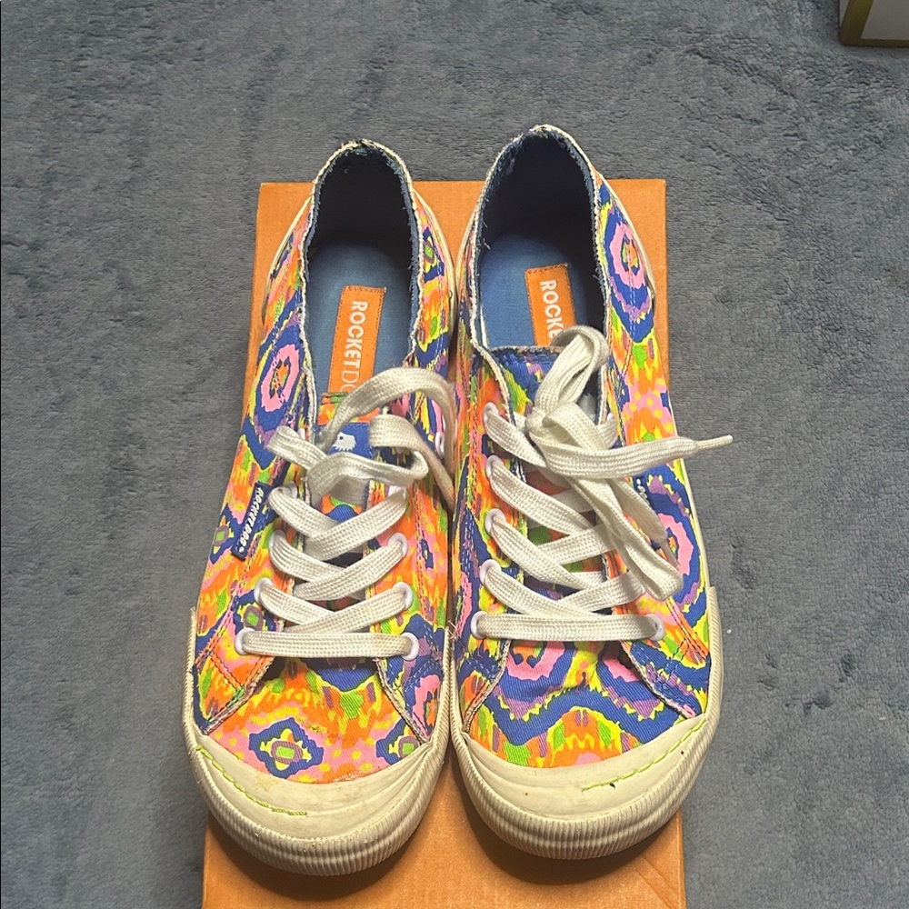 Rocket Dog Multicolor Patterned Sneakers - image 1